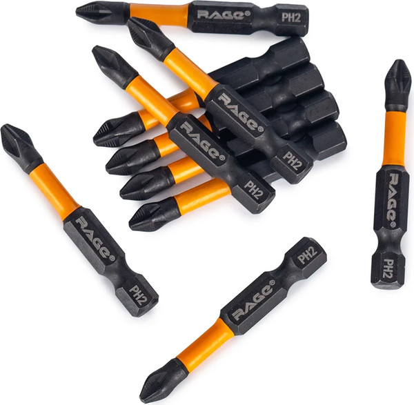 Набор бит Vira Rage S2 PH2x50мм / 554123
