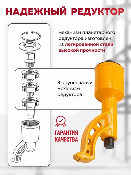 Гайковерт ручной ForceKraft FK-34114102 HS