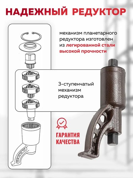 Гайковерт ручной ForceKraft FK-3411384 HS
