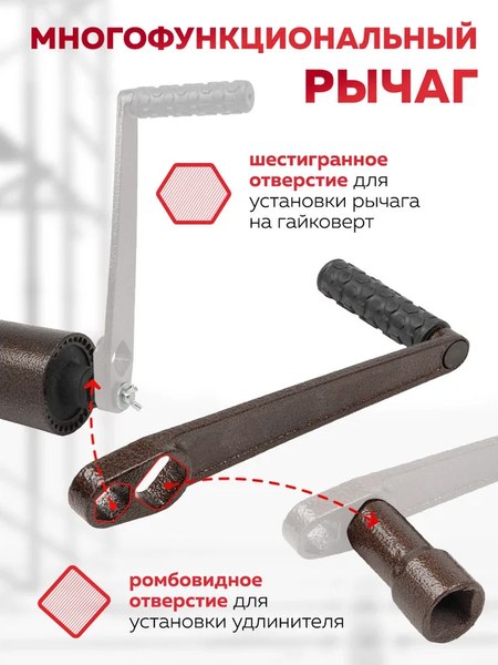 Гайковерт ручной ForceKraft FK-3411393 HS