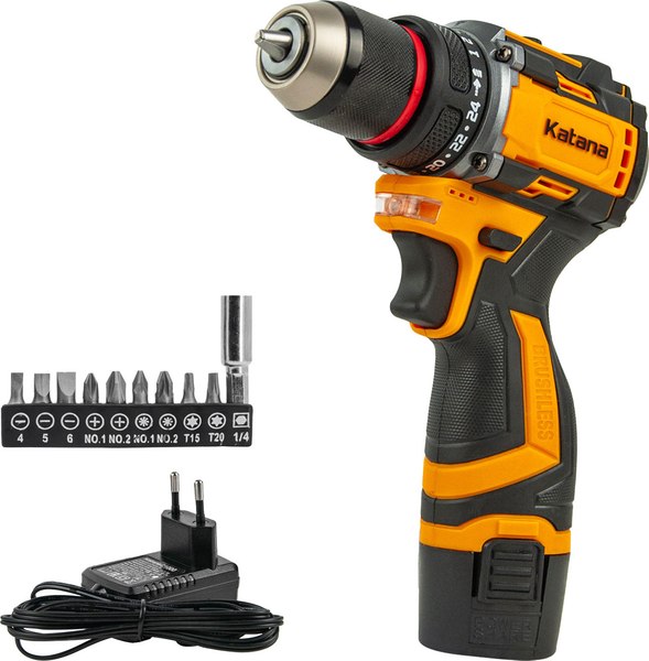 Аккумуляторная дрель-шуруповерт Katana CD2000 / KCD2000.00 - фото