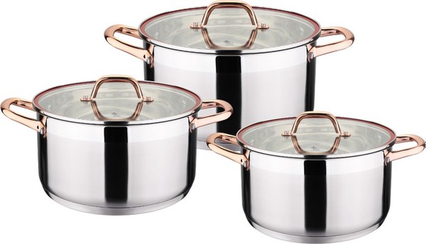 Набор кастрюль Kaisa Villa KV-6627 - фото