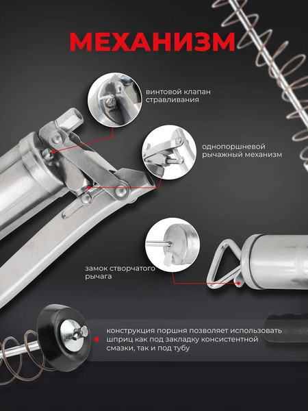 Шприц автомобильный ForceKraft 59 310 / FK-20450