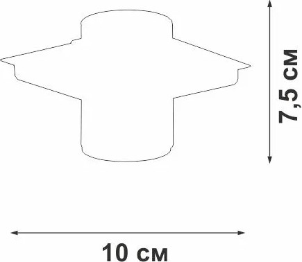 Точечный светильник Vitaluce V6502-2/1PL