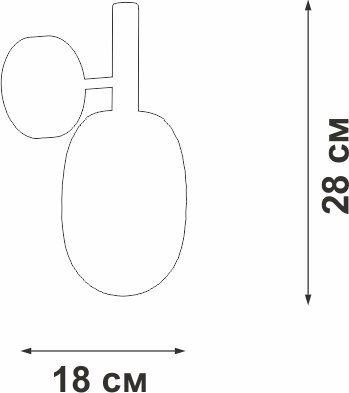 Бра Vitaluce V2554-1/1A