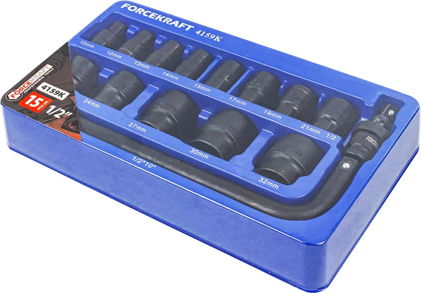 Набор головок слесарных ForceKraft 58 505 / FK-4159MPB - фото