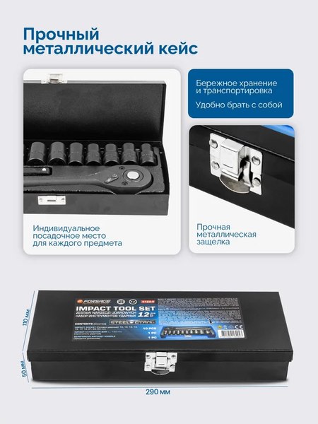 Универсальный набор инструментов Forsage F-4122-5