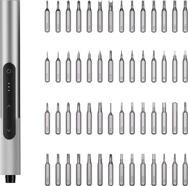 Электроотвертка HOTO SNAPBLOQ Electric Precision Screwdriver Master Set HFE0025GL (серый) - фото