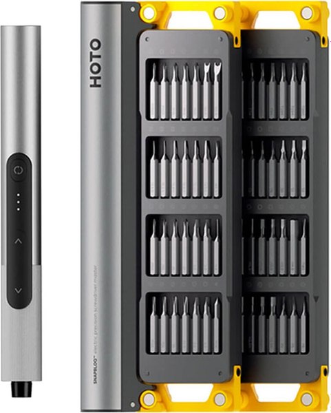 Электроотвертка HOTO SNAPBLOQ Electric Precision Screwdriver Master Set HFE0025GL (серый)
