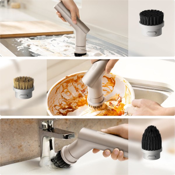 Электрощетка HOTO Electric Kitchen Scrubber HFE0029GL (серый)