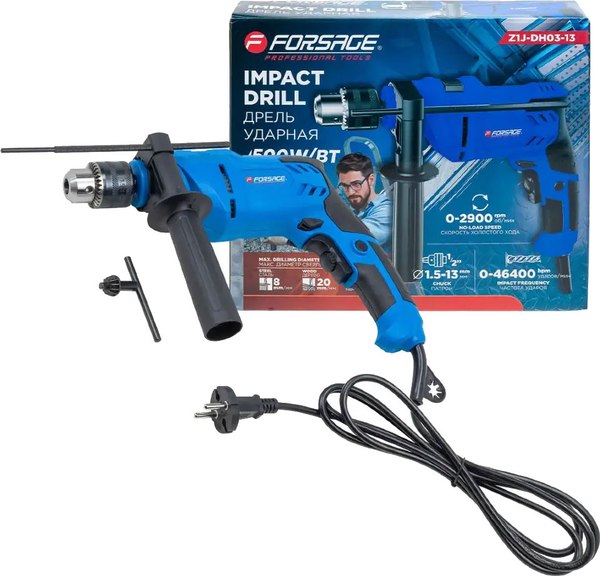 Дрель Forsage F-Z1J-DH03-13 - фото
