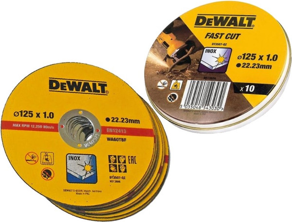 Набор отрезных дисков DeWalt DT3507