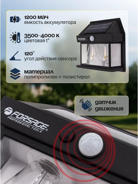 Бра уличное Forsage F-WL6007