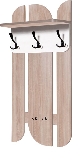 Вешалка для одежды Мебель-Класс Порто-3/Бел-ДС - фото