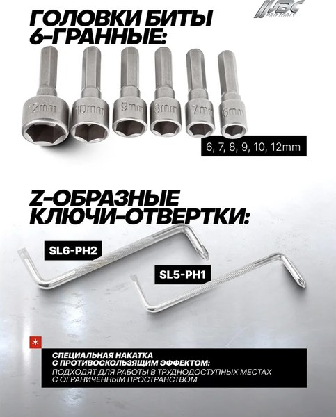 Набор отверток JBC 10100