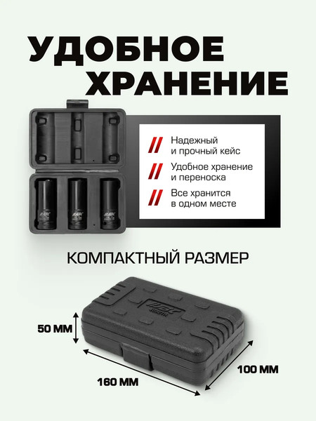 Набор головок слесарных JBC 4032TH