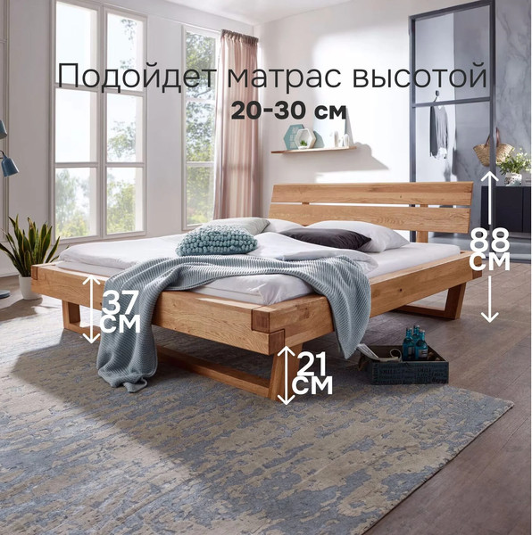 Двуспальная кровать Dipriz BE-0592 180-200 / Д.83153.1