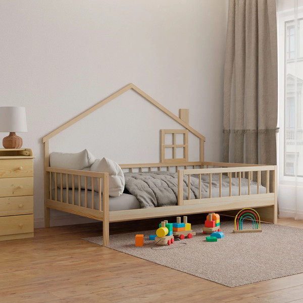 Односпальная кровать детская Dipriz Loki 120х200 / Д.80063.2