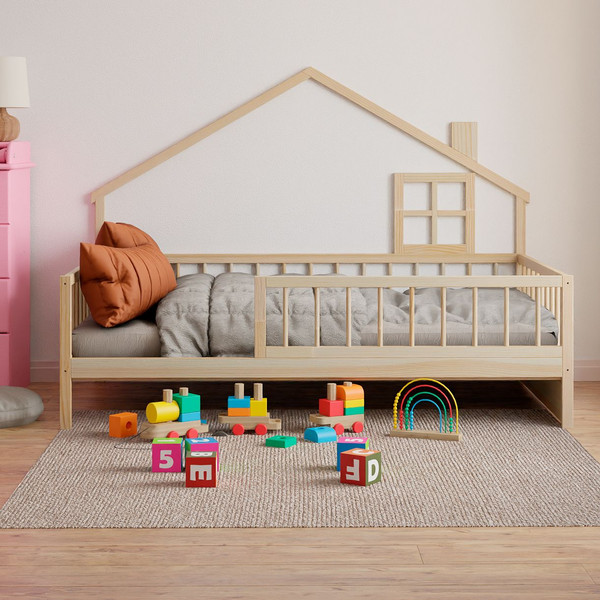 Односпальная кровать детская Dipriz Loki 120х200 / Д.80063.2