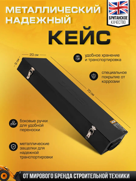 Набор головок слесарных JCB 8141-5MPB