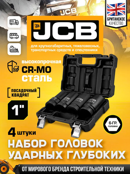 Набор головок слесарных JCB JCB-8041-5MPB