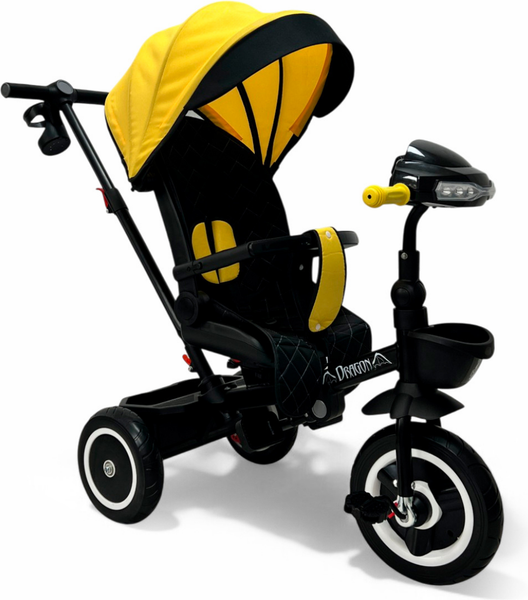 Трехколесный велосипед с ручкой Bubago Dragon / BG 161-1 - фото