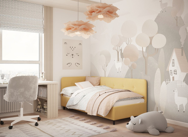 Односпальная кровать Moon Family 1253 / MF013244