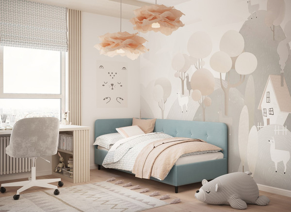 Односпальная кровать Moon Family 1253 / MF013246