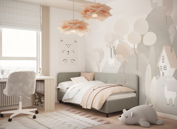 Односпальная кровать Moon Family 1253 / MF013274