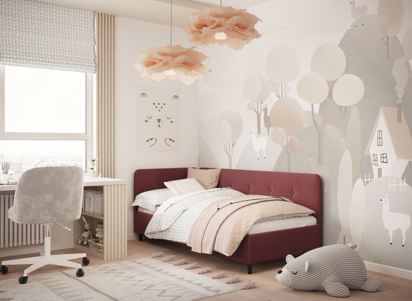 Односпальная кровать Moon Family 1253 / MF013276