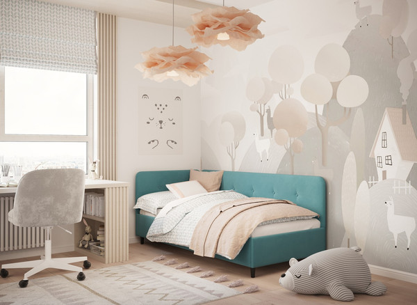 Односпальная кровать Moon Family 1253 / MF013294