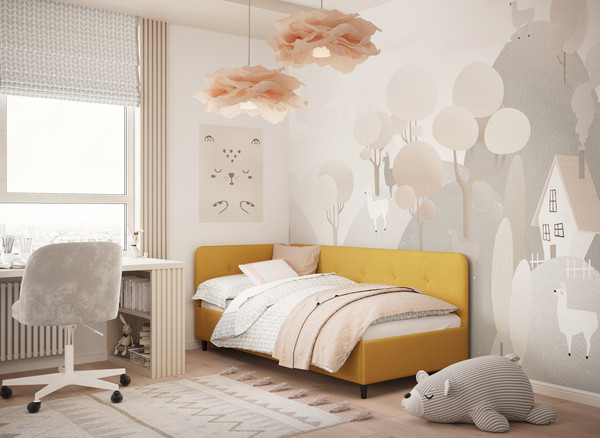 Односпальная кровать Moon Family 1253 / MF013226