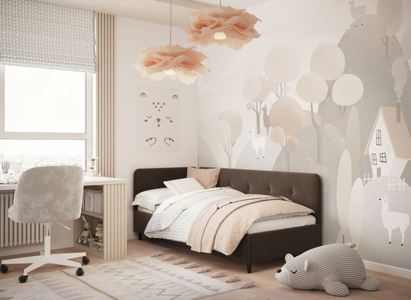 Односпальная кровать Moon Family 1253 / MF013230