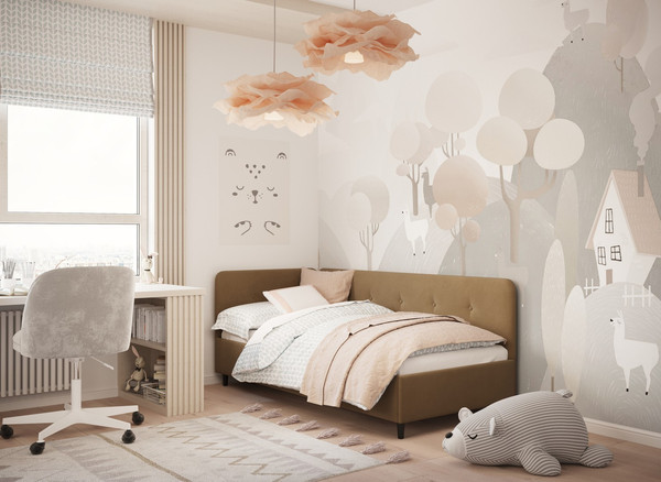 Односпальная кровать Moon Family 1253 / MF013232