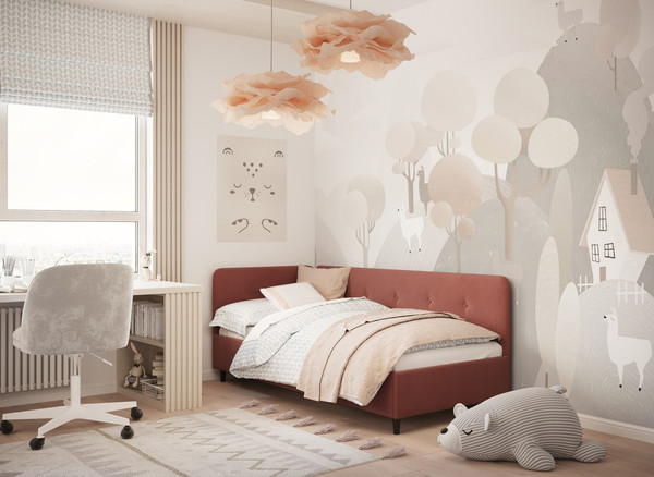 Односпальная кровать Moon Family 1253 / MF013238