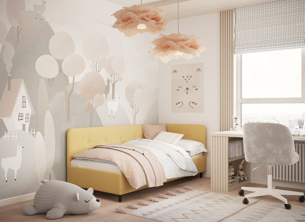 Односпальная кровать Moon Family 1253 / MF013245