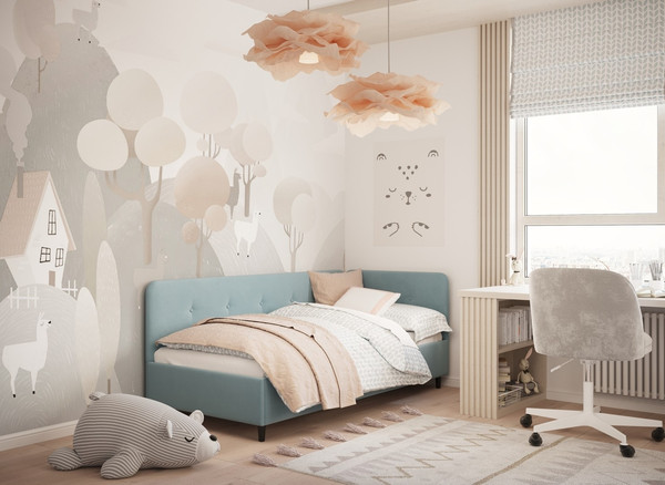 Односпальная кровать Moon Family 1253 / MF013247