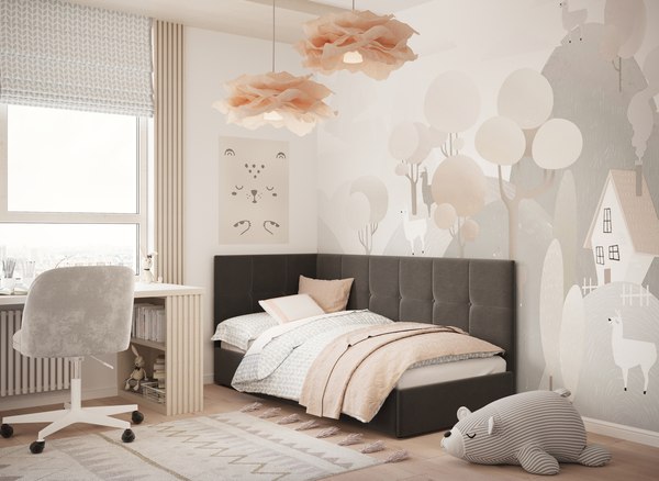 Односпальная кровать Moon Family 1261 / MF013188