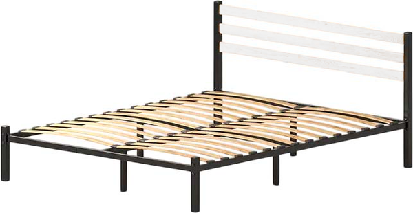 Полуторная кровать Домаклево Сталь 140x200 - фото