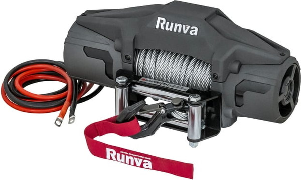 Лебедка электрическая Runva 6000 lbs 2722кг / EWV6000F (стальной трос)