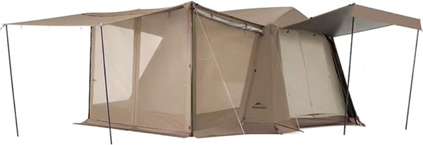 Палатка Naturehike Village 6.0 II / CNK2300ZP021-DCFS (коричневый) - фото