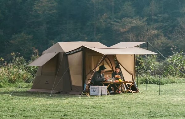 Палатка Naturehike Village 6.0 II / CNK2300ZP021-DCFS (коричневый)