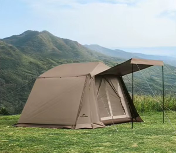 Палатка Naturehike Village 6.0 II / CNK2300ZP021-DCFS (коричневый)