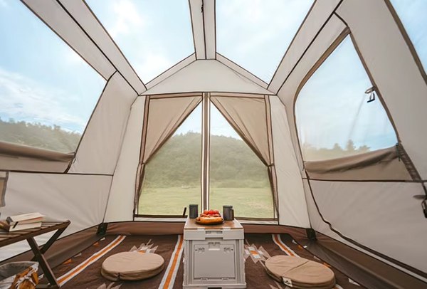 Палатка Naturehike Village 6.0 II / CNK2300ZP021-DCFS (коричневый)