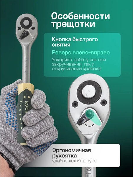 Универсальный набор инструментов RockForce RF-38841+3