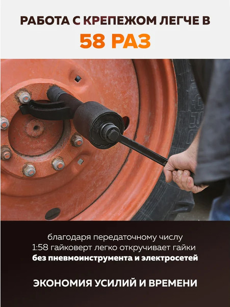 Гайковерт ручной Forstime FT-3411277 HS