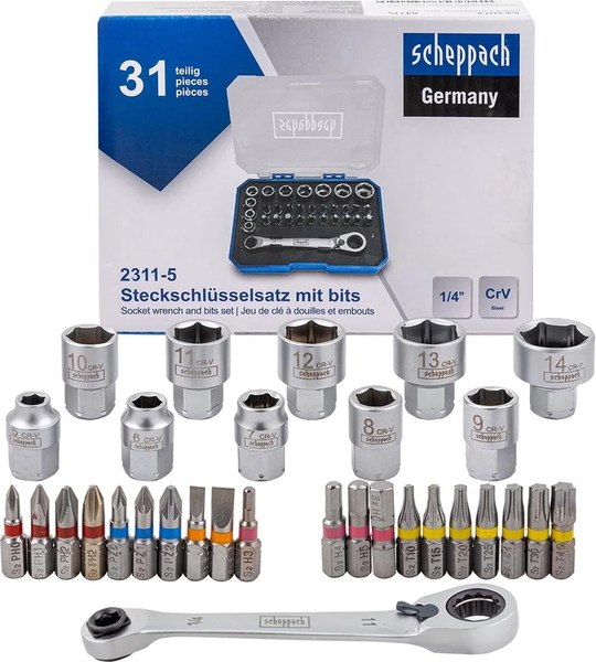 Универсальный набор инструментов Scheppach Sch-2311-5