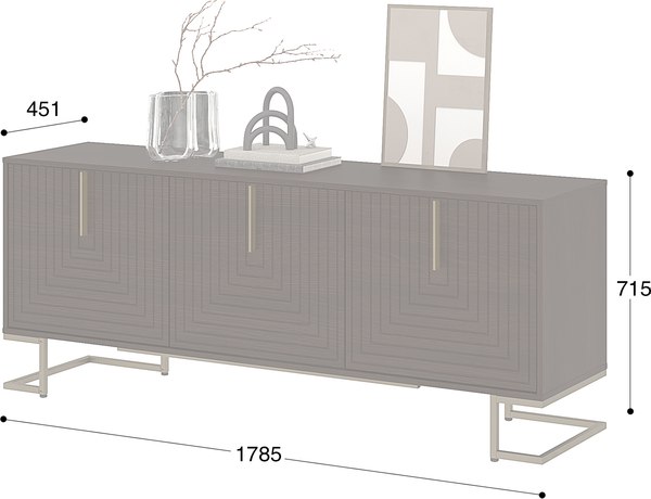 Тумба Involux Неаполь 262T001