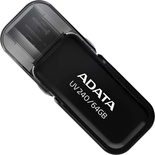USB flash накопитель A-data UV240 64Gb (AUV240-64G-RBK)