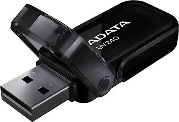 USB flash накопитель A-data UV240 64Gb (AUV240-64G-RBK)